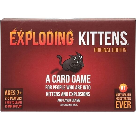 Sealed Exploding Kittens Card Game Family Version (MIS1) - Picture 1 of 5